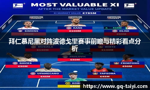 拜仁慕尼黑对阵波德戈里赛事前瞻与精彩看点分析